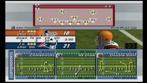 Madden NFL 2003 Franchise Year 6 Week 10 Browns At Patriots