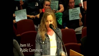 This brave mom powerfully denounces gender ideology at the DJUSD