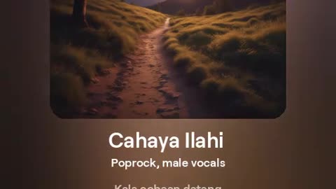 Cahaya Ilahi..of ai music #AI musician