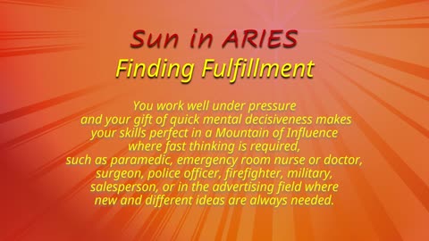 ARIES _ Your Main Traits & Core Strengths _ Born with Sun in Aries _ Learning to BE YOURSELF!