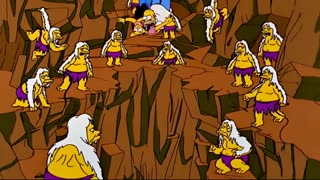 THE SIMPSONS THE EARTHQUAKE MACHINE REPTILIANS MOLOCH AND TARTARIAN ARCHITECTURE LOCATED UNDERGROUND