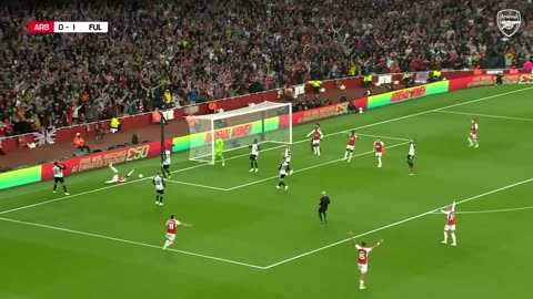 HIGHLIGHTS Arsenal vs Fulham (2-2) Saka, Nketiah-(1080p)