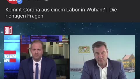 Bild - Kommt Corona aus einem Labor in Wuhan? Will sich Markus Söder erst noch zurück halten ?