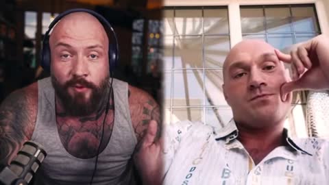 Tyson Fury storms off True Geordie after he was questioned for the Dereck Chisora Fight