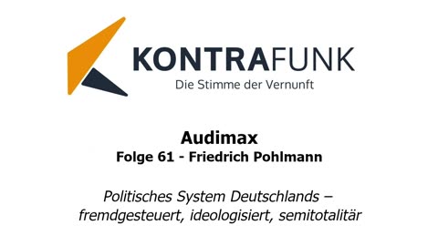 Audimax - Folge 61: Friedrich Pohlmann - Politisches System Deutschlands