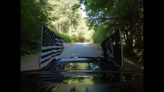 Running my Flags on my car