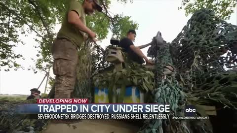 Civilians trapped in city under Russian siege