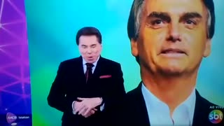 BOLSONARO LIGA PARA O TELETON E FALA COM SILVIO SANTOS