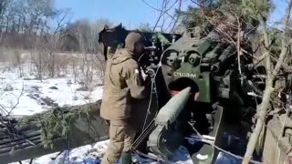 🔥 Ukraine Russia War | Ukrainian 2A36 Giatsint-B 152mm Artillery in Action (First Months of th | RCF