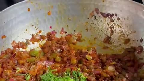 ASMR Shorts_ Enjoying Mumbai Pav Bhaji at Home