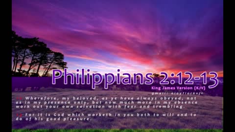 Philippians 2.12-13 'God Is at Work in You' -- Dedicated2Jesus Daily Devotional Audio