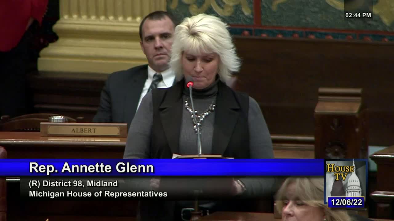 Rep. Annette Glenn (R) farewell - Dec. 2022