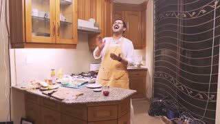 Making the JUICIEST, MEATIEST Beef Burgers (while Rollerblading) _ Cooking Chaos