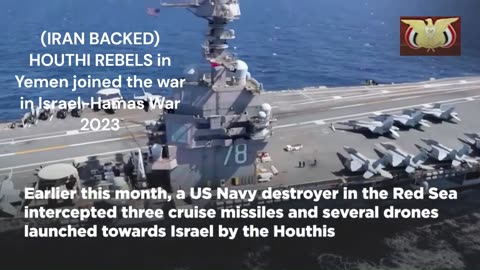 Israel-Hamas War2023 : (IRAN BACKED) HOUTHI REBELS in Yemen release video statement.