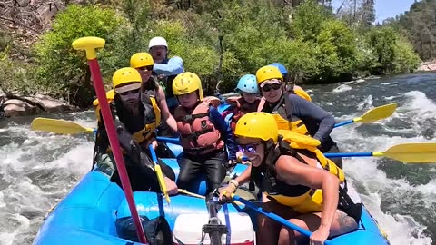 KIDS LOVE whitewater rafting thru BOUNCING ROCK (Coloma, CA)