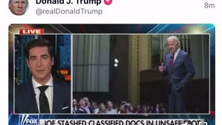 Trump TS Post: Biden Stashing Classified Docs - Intel Secrets on Iran, Ukraine, and U.K.