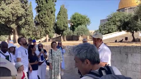 Tempelberget / Temple Mt. - Jerusalem 5/6/2024, Yehuda Glick, Nick Vujicic, Lars Enarson, Norden714