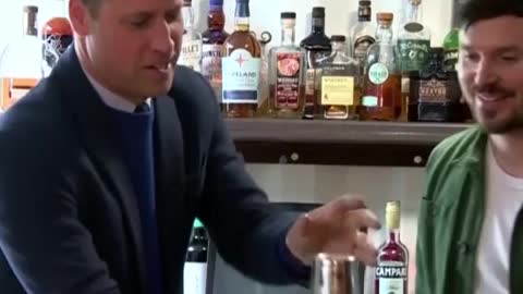 Will and Kate make cocktails on visit to Northern Ireland