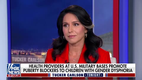Tulsi Gabbard on military healthcare providers supporting sex change procedures minors