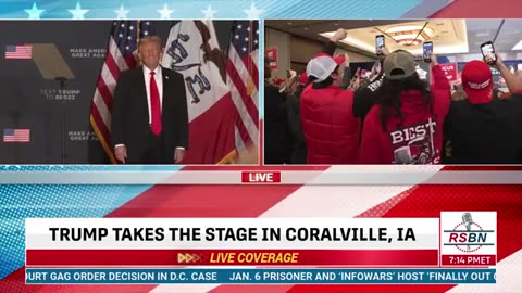 FULL SPEECH: President Trump rallies voters at Commit to Caucus event in Coralville, Iowa - 12/13/23