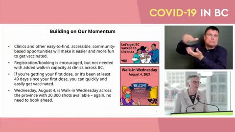 COVID-19 immunization plan update