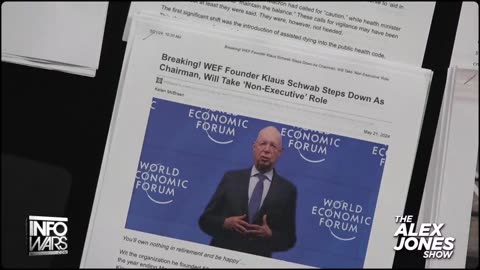 Klaus Schwab steps down from WEF