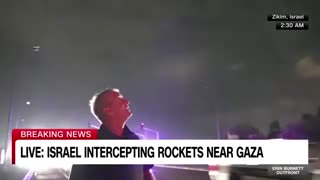 🛡️ Iron Dome Shield | CNN Captures Interceptions Over Zikim | RCF