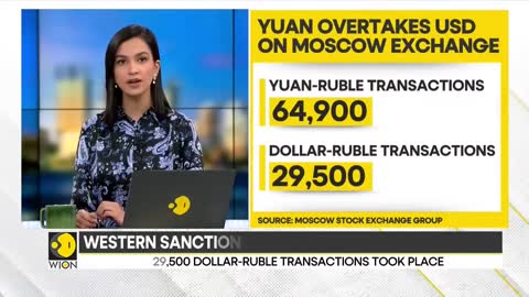 Chinese Yuan surpasses dollar, becomes most traded foreign currency on the Moscow Exchange | WION