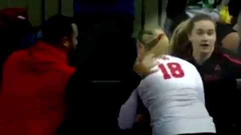 Jumps on table to keep insane volleyball really alive a breakdown