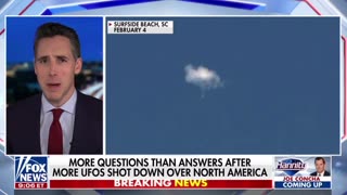 Sen. Josh Hawley: More Questions Than Answers After More UFOs Shot Down Over North America