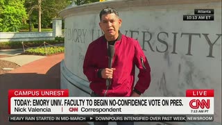 CNN's Jim Acosta Outraged At Cops Who Tackled Emory Professor At Anti-Israel Protest