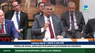 CCJ - Flávio Dino fala sobre a política nacional de armas e ações pós 8/01 – 28/03/2023