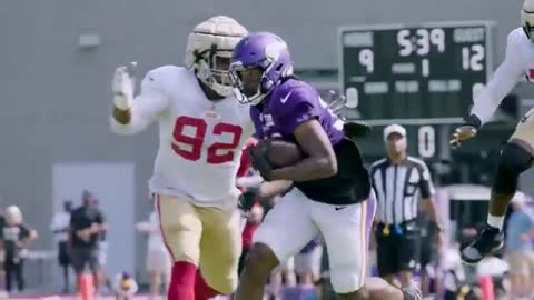 Highlights from the Minnesota Vikings Training Camp Joint Practice with the San