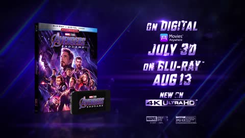 Marvel Studios' Avengers Endgame On Digital 730 & Blu-ray 813