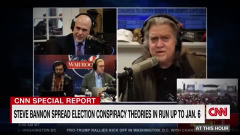 Steve Bannon's 'War Room' footage shows spread of conspiracy theories ahead of Jan. 6th