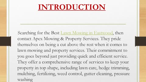 Searching for the Best Lawn Mowing in Eastwood?