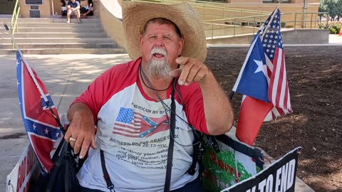 Wilco County Courthouse - Dan speaking out !