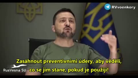 6.10.2022, Zelenský chce použít atomovku. Projev pro 44 hlav v Praze. UKR/NATO fronta se brzo zhroutí.