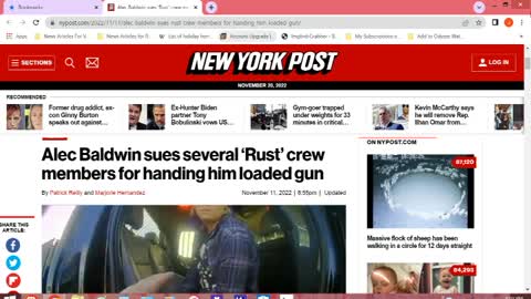 Chaos News Special Alec Baldwin Sues Rust Crew Edition