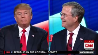 Trump mocks Swamp Creature Jeb Bush: "You're a tough guy, Jeb."