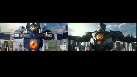 PACIFIC RIM : Uprising in LEGO - Side by Side version. Trailer stop-motion
