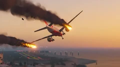 Air india Boeing 737 catchs fire on takeoff