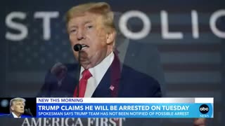 Trump claims he will be arrested Tuesday, calls for protest | GMA