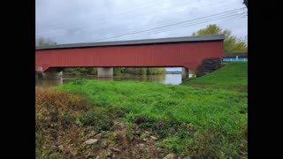 Medora Covered Bridge - The Longest Covered Bridge in North America