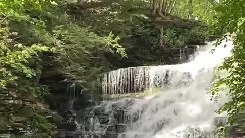 IS THIS THE PERFECT WATERFALL? #explore