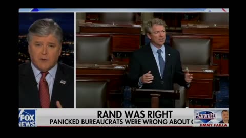 Covid: Senator Rand Paul Finally Getting Credit For Being Right All Along