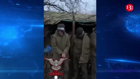 Many of Russians who could not escape were captured in this situation - they sang the Ukrainian song