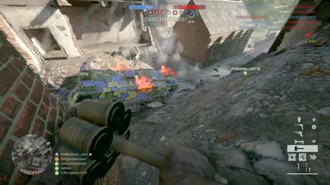 Battlefield 1 - Urra brasil - divertido tanque com amigos - Tank not always best.