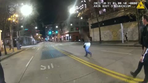 Seattle police release bodycam video of man fighting with officers downtown