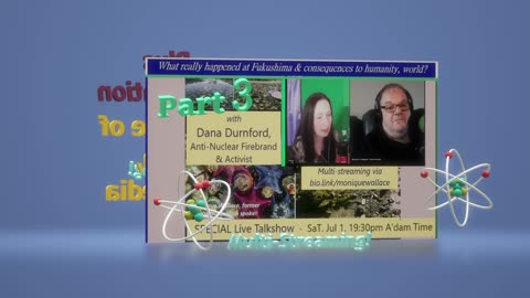 Join me NOW LIVE , Jul. 1; 19:30 pm: SPECIAL Guest DANA DURNFORD , AnTi-NuCleAr Activist !